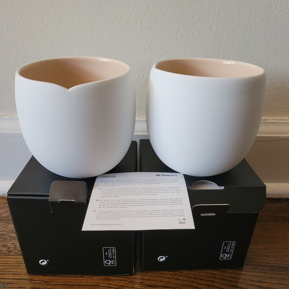 Nespresso Origin Collection mugs